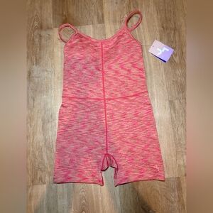 Women's‎ Open Back Bodysuit - JoyLab Coral Pink M